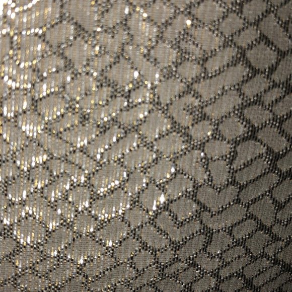 🥂TORI RICHARD🥂TEXTURED METALLIC BLOUSON DRESS🥂 - Picture 4 of 8